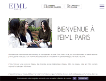 Tablet Screenshot of eiml-paris.fr